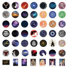 100 miếng dán hình chòm sao bằng nhựa vinyl thẩm mỹ dùng cho sổ lưu niệm, nhật ký, máy tính xách tay, cản xe, ván trượt, bình nước, máy tính, điện thoại, phim hoạt hình, mũ bảo hiểm, nhãn dán và đề can ô tô - Nhiều màu - Xem 3