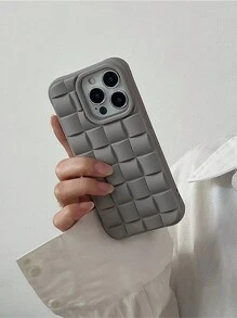 高级灰色巧克力软壳手机壳，兼容 17 Pro Max/17 Pro/17 Air/17/16 Pro Max/16/16 Pro/16 Plus/15/15 Pro Max/15 Pro/15 Plus/11/12/13/14 Pro Max/XS/XR/11 Pro/11 Pro Max/12 Pro/12 Pro Max/13 Pro/13 Pro Max/7 Plus/14 Pro/14 Pro Max/14 Plus/7 Plus/8 Plus/8/SE2，简约创意设计 - 灰色 - 查看 5