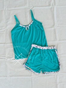 Kit With 3 Baby Doll Summer Fresh Pajamas Nightwear Mesh Pv Intimate Fashion Lingerie - 彩色 - 查看 7