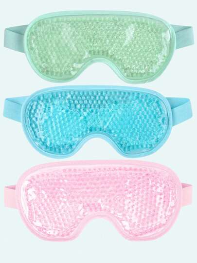 Reusable Cooling Gel Eye Mask - Relaxing Cold & Hot Compress, Moisturizing PVC Ice Bag Suitable For All Skin Types, Multipurpose Eye Mask Essential For Travel,Beauty,Skin Care Products,Spa,Self Care,Skin Care Tools,Face Care,Esthetician Supplies,Massage,Face Massage Tool,Face Roller,Ice Roller,Ice Roller Face