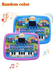 1 件 LED 显示屏卡通教育平板电脑，儿童学习机玩具，随机颜色配件 - 彩色 - 查看 7