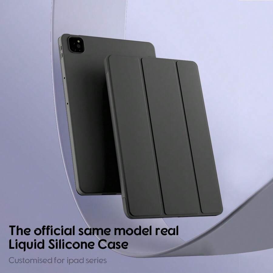 Compatible With Ipad 10 TriFold Soft Rubber Protective Case Air654321