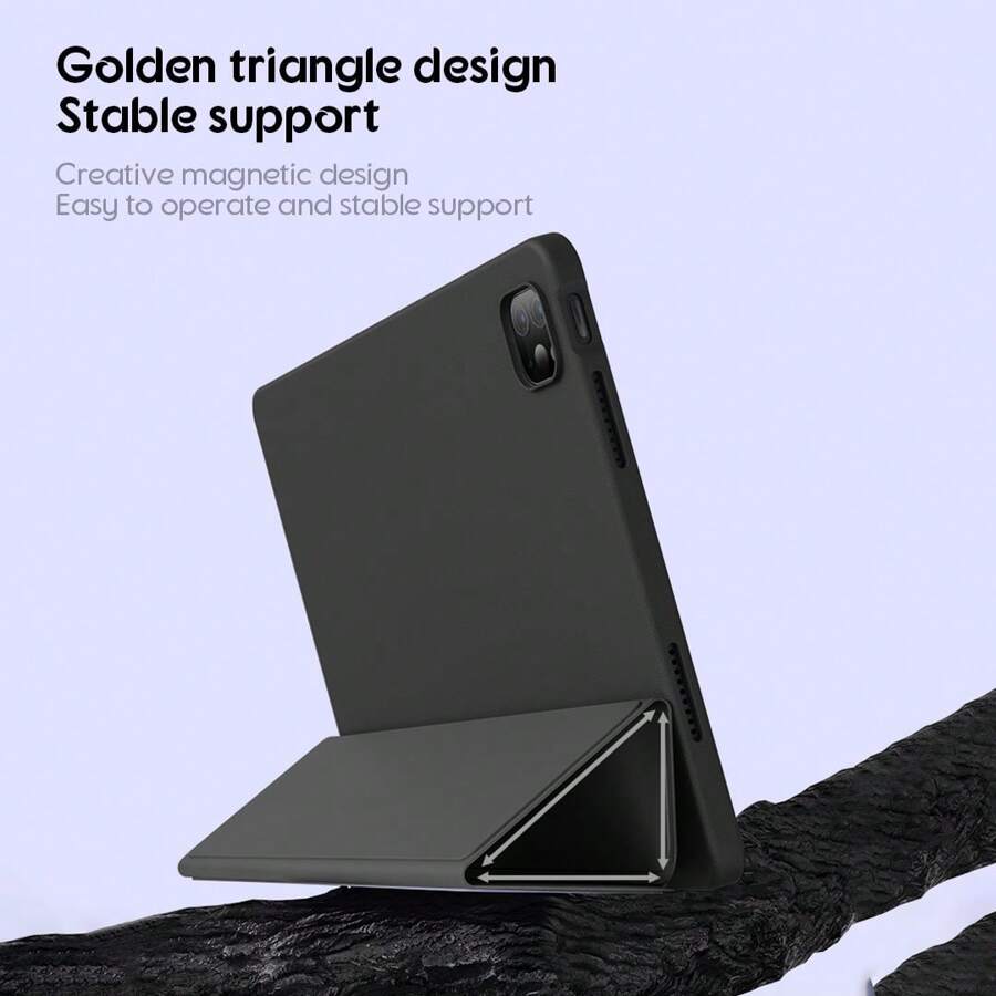 Compatible With Ipad 10 TriFold Soft Rubber Protective Case Air654321