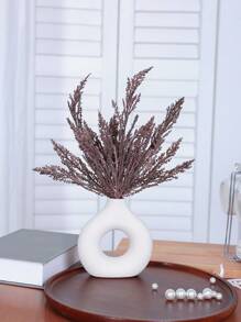 1 件/3 件人造迷你芦苇茎（不含花瓶） - 圣诞氛围 DIY 花瓶填充装饰、感恩节、万圣节、丰收节元素装饰，适用于家庭、客厅、桌面 - 棕色 - 查看 7