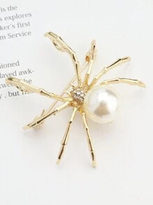 1 cái Trâm cài áo pha lê hình nhện đen, Phụ kiện trang sức Halloween bằng kim loại cổ điển dành cho nữ00 Phụ kiện trang phục Túi đựng đồ trang trí Phụ kiện văn phòng - Nhiều màu - Xem 9