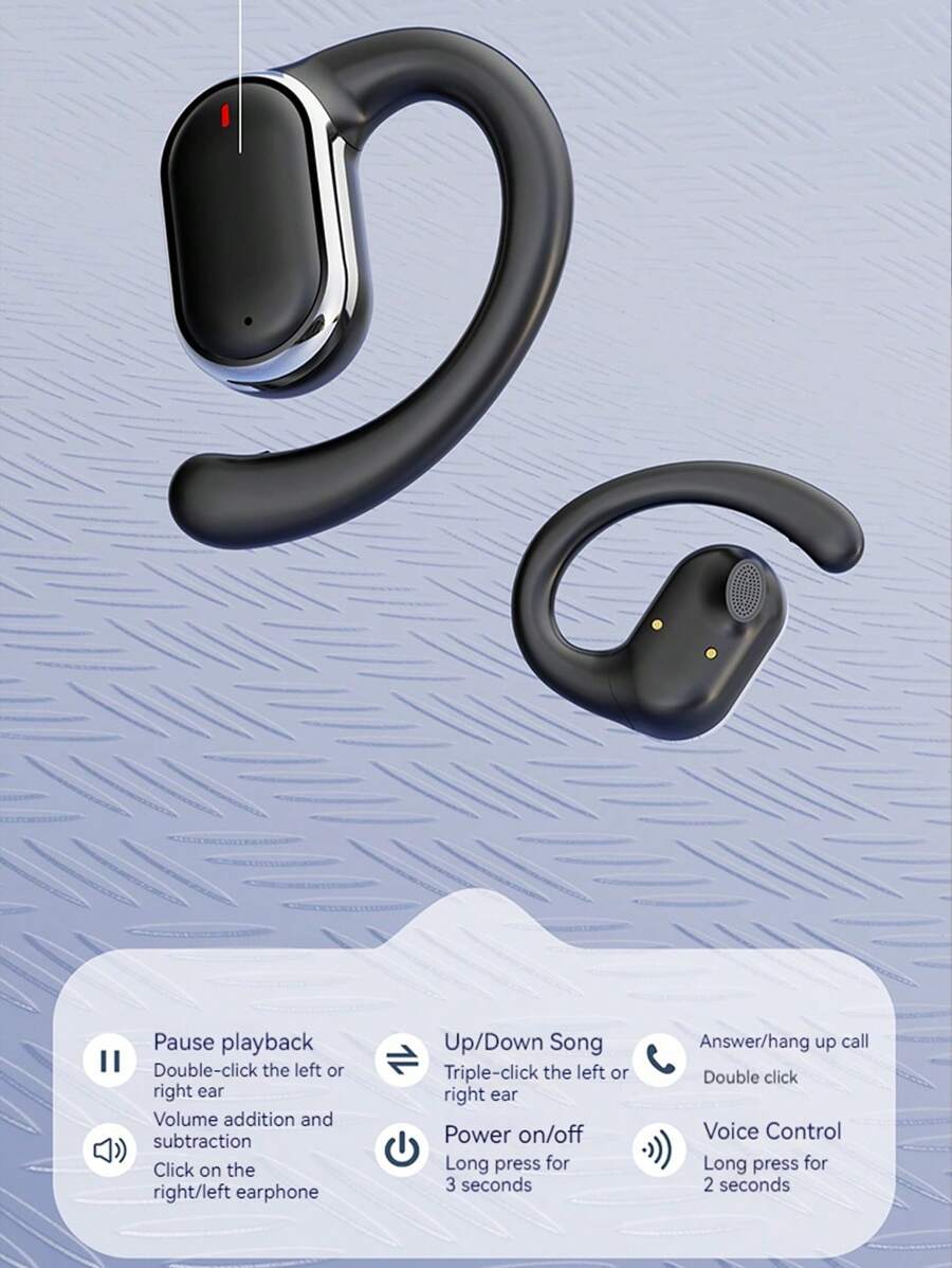 True Wireless ClipOn Sleep Headset With For Smart Earbuds Hifi Dolby