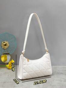 1pc Bolsa de ombro bordada da moda feminina, bolsa crossbody da moda