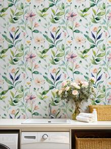 1 Cuộn Giấy dán tường họa tiết cây xanh, hoa, hoa đào, lá lưng rùa được sơn dày phong cách cổ điển, hiện đại và đơn giản, thích hợp trang trí nhà cửa, tủ bếp, bàn, ghế, phông nền phòng, cải tạo nhà cửa, tự làm, chống thấm nước, chống ố, chống rách, không thấm nước, dễ vệ sinh, tự dính, bóc ra và dán giấy dán tường, giấy dán tường, giấy dán tường cải tạo, tấm tường bóc ra, giấy dán tường, giấy dán tường, vật dụng trang trí mùa xuân làm mới ngôi nhà của bạn, miếng dán trang trí Rama - Nhiều màu - Xem 14