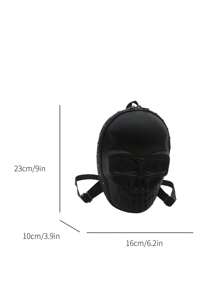 新款个性刘海钉万圣节骷髅大容量单肩女士时尚背包欧美百搭女式西式钱包