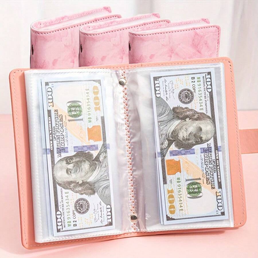 1 tập sổ tiết kiệm tiền đơn giản và vui nhộn - Bộ A6, Sổ tay 50 trang, Sổ theo dõi ngân sách và sổ ghi chép tiền mặt, Sổ lập kế hoạch tài chính, Sổ thử thách tiết kiệm - 1 cái/bộ - Xem 1