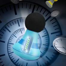 New Mini Massager Muscle Relaxation Fascia Gun Home Vibration Massage Instrument Mini Convenience Jiefascial Apparatus 300mAh