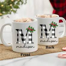 1PC Cốc Giáng sinh được cá nhân hóa, Cốc Giáng sinh tùy chỉnh tên, Quà tặng Giáng sinh, Quà tặng cốc mùa đông, Cốc tuần lộc, Cốc sô cô la nóng, Cốc cà phê Giáng sinh - nhiều màu - Xem 5