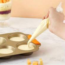 100pcs Disposable Piping Bags For Cake Decorating - Perfect For Icing, Frosting & Cookies - Essential Baking Tools & Kitchen Accessories Back To School - Transparent - View 8