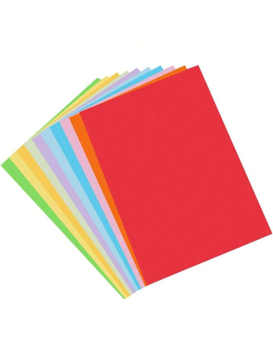 Color A4 Paper 100 Sheets A4DIY Craft Origami Suitable For Color Printer DIY Art Craft Paper