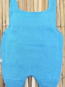 Knitting Dungarees - Màu xanh nhạt - Xem 3