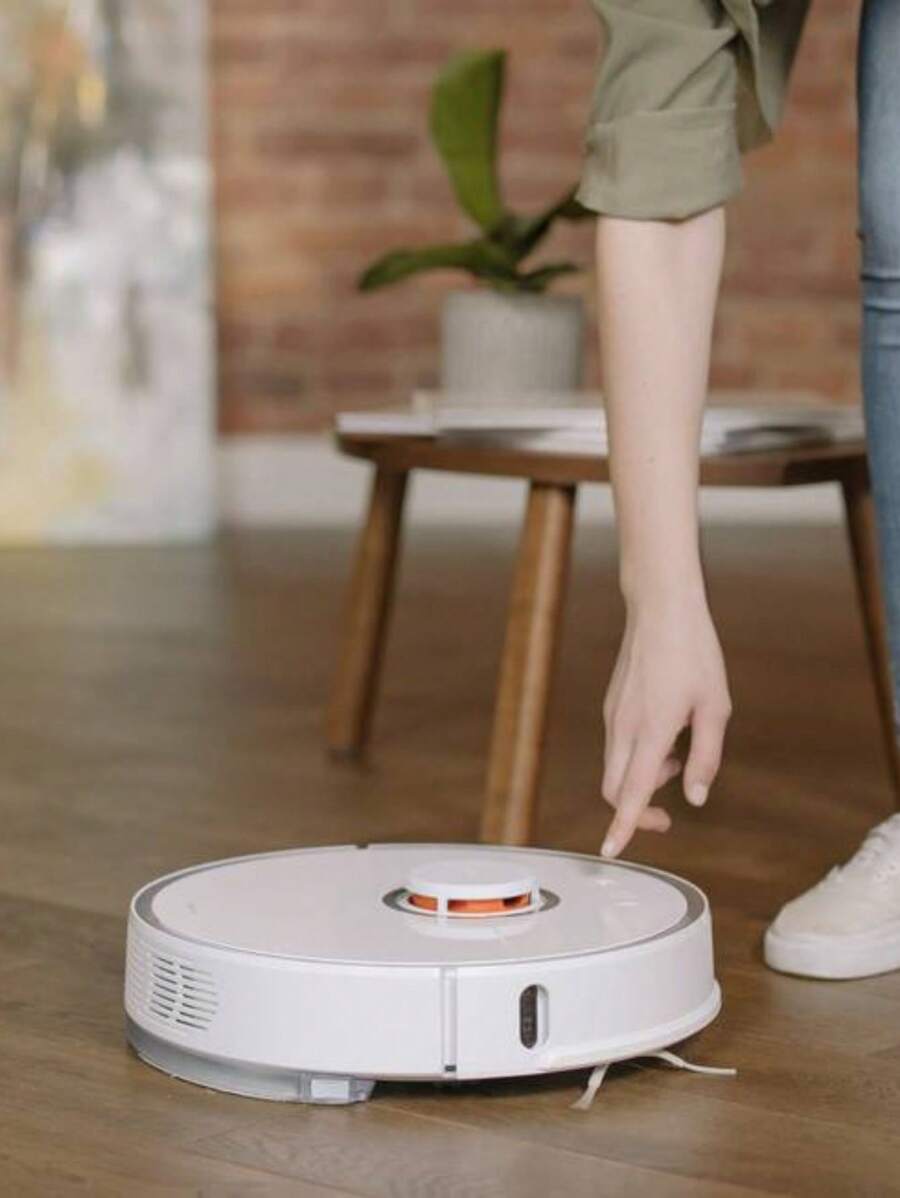 Mega Smart Vacuum Cleaner Automatic Household Cleaning 3 In 1 Super Powerful For Easier Cleaning - trắng - Xem 1