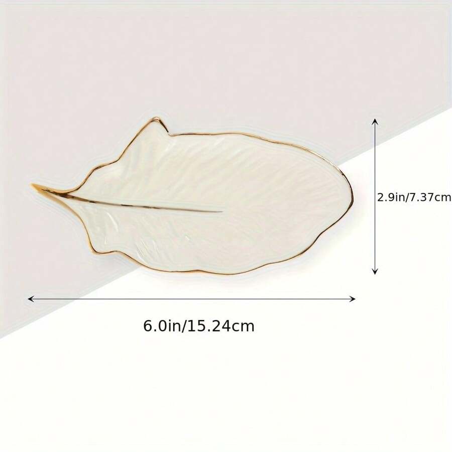 Ceramic Jewelry Tray, Cute Jewelry Dish Trinket Tray Home Bathroom