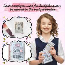 Organizador de ahorro de dinero de 1000 páginas, planificador de presupuesto, mini organizador, libro de ahorro de dinero, libro de presupuestos, libro para ahorrar dinero, organizador para ahorrar dinero, libro de desafíos de ahorro con sobres, libro de desafío de ahorro de dinero, organizador de presupuesto con sobres de efectivo - libreta de ahorros - Ver 10