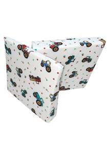 Anti-Reflux Ramp Pillow For Stroller, Mini Crib Or Moses Basket, Anti-Allergic With Refill (Foam) And Washable Cover - Xe nông trại - Xem 2