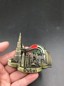 1 miếng dán tường phong cảnh sáng tạo 3D từ tính cổ điển, miếng dán tủ lạnh từ tính du lịch thành phố kiến trúc 3D nghệ thuật quà tặng tốt nhất - Nhiều màu - Xem 10