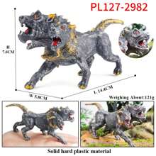 4 cái/1 cái, Ba đầu, Chó Cerberus, Bộ sưu tập trang trí nghệ thuật, Đồ chơi giáo dục cho trẻ em, Đồ trang trí bánh, Trang trí cửa hàng để bàn, Quà tặng trang trí cửa hàng Giáng sinh Lễ Tạ ơn, Quà tặng sinh nhật cửa hàng cho bé trai và bé gái, Đồ chơi cho bé trai, Quà tặng Giáng sinh - Nhiều màu - Xem 7