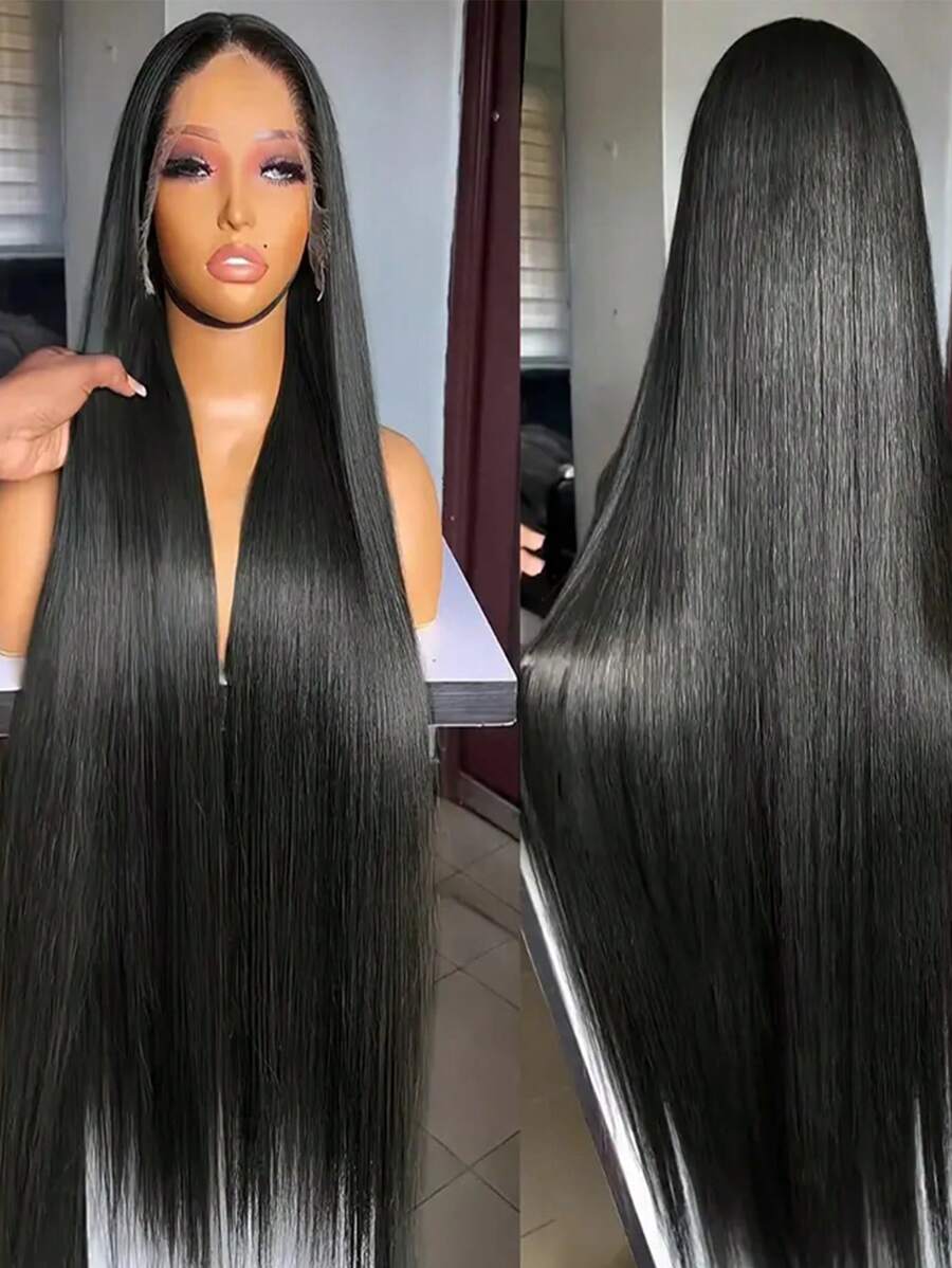 30 Inch Straight 13x6 Lace Front Wigs Human Hair 180% Density Straight Human Wigs For Women Lace Frontal Wigs Human Hair Pre Plucked 13x6 Straight Lace Wigs Human Hair Natural Hairline