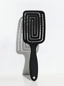 1pc Black Boar Bristle Hair Comb - Flexible Styling Brush For Voluminous Curly/Dry/Wet Hair, Hair Brush, Comb, Hair Tools, Hair Products And Accessories For Barber Salon Beauty Travel Essentials, Back To School, Travel Holiday Essentials, Hair Accessories For Women, Brush, Hair Brushes, Hair Brush, Detangling Brush, Ball Brush, Mini Hair Brush, Hair Brush Set, Wooden Comb, Hair Brush, Mini Hair Brush, Detangling Brush, Hair Brushes, Curly Hair Brush, Hairdressing Equipment,Hair Brush,Slick Back Brush,Styling Brush,Curly Hair Brush,Edge Brush,Hair Comb,Brush Hair,Hair Brush Set,Comb Hair,Comb For Curls,Detangling Brush,Hair Brush For Women,Hair,Travel,Hair Products,Hair Tools,Hair Stuff,Barber,Barber Accessories,Barbershop,Hairdressing Equipment