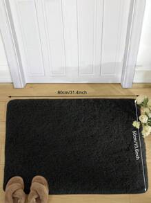 1 Pack Plush Carpet Nordic Style Solid Color Kids Carpet Modern Bedroom Living Room Large Size Non-Slip Bedroom Floor Mat