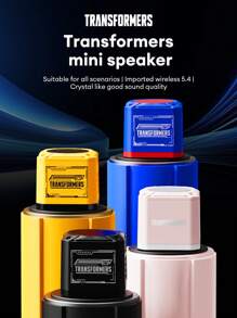 Loa Bluetooth  TF-Y13, Kết nối TWS, Karaoke, Sử dụng tại nhà, Âm lượng lớn, Âm thanh vòm, Ngoài trời/Ô tô, Di động, Siêu trầm, Âm thanh chất lượng cao, Thời gian chờ cực dài, Loa mini không dây - Màu vàng - Xem 3