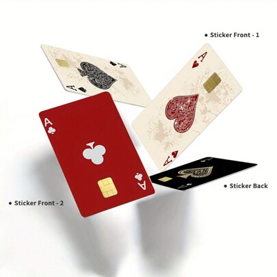 4 Packs Of Thin Credit Card Skins: Protect And Personalize Your Cards With Adhesive PVC Stickers - Waterproof, Scratch-Resistant, And Easy To Clean Back To School,Back To School,School Supplies
