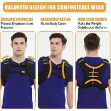 Weighted Vest - 黑色 - 查看 3