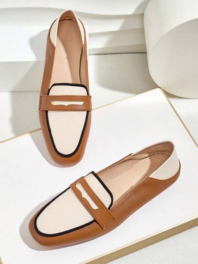 Neuankömmling, Loafers im europäischen und amerikanischen Stil, koreanische lässige Slip-On-Schuhe für Frauen, geeignet für alle Jahreszeiten