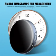 100 Hrs Mini Spy Voice Activated Recorder Digital Audio Magnetic 32GB MP3 Player - Black - View 8