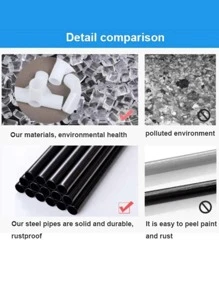 Armario de Dormitorio Muebles de Tela Armario Ropa portátil Closet Organizador - Multicolor - Ver 6