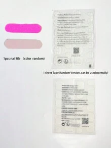 24 件超大法式蝴蝶假指甲白色金属仿珍珠可爱长尖头细高跟按压指甲美甲全覆盖指甲套装，含 1 件果冻凝胶、1 个指甲锉，适合派对、日常佩戴美甲用品 - 彩色 - 查看 6