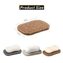 2 Stücke Seifenhalter Pads, rutschfeste Seifenhalter selbstentleerend für Seifenschale für Dusche Küche Badezimmer Reise Hotel Reinigungsbedarf Heim Badezimmer Dekoration Herbstdekoration Schulanfang - Verschiedenfarbig - Übersicht 8