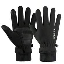 Women's Winter Ski Gloves Men Cycling Bike Gloves Thermal Polar Fleece Gloves Cold Wind Waterproof TouchScreen Warm Skiing Mitten
