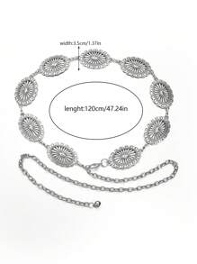 Boho Summer Waist Chain Belt For Daily Life Halloween - Gold - View 6