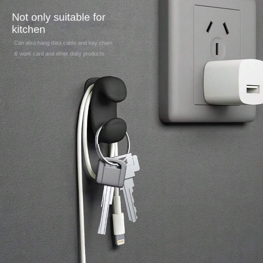 シリコン製ライススプーンホルダー 壁掛け式、キッチン&ダイニング用シームレスアクセサリー SHEIN JAPAN