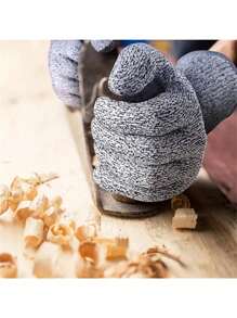 左右手通用防割烹饪手套 - 5级，可机洗，舒适贴合，轻便无铅，5级防割手套，防割防刺，厨房防刮擦，防玻璃切割保护，适用于园丁 - 灰色 - 查看 8