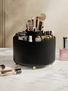 1pc 5-Ngăn xoay tổ chức bàn làm việc, hộp đựng bút, hộp đựng cọ trang điểm, hộp đựng mỹ phẩm, giá để đồ trang điểm trên bàn - Nhiều màu - Xem 17