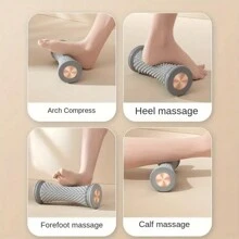 MEIYIXING Easy To Roll Foot Massage Wheel, Muscle Relaxation And Arch Support - Synthetic Rubber, Battery-Free, Ideal For Yoga And Fitness Enthusiasts