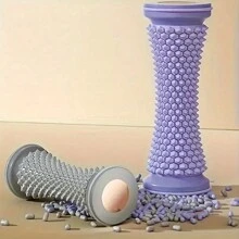 MEIYIXING Easy To Roll Foot Massage Wheel, Muscle Relaxation And Arch Support - Synthetic Rubber, Battery-Free, Ideal For Yoga And Fitness Enthusiasts