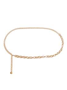 1 件女士夸张粗链腰带，极简主义金色身体链项链，性感比基尼、连衣裙和毛衣，适合四季 - 彩色 - 查看 5