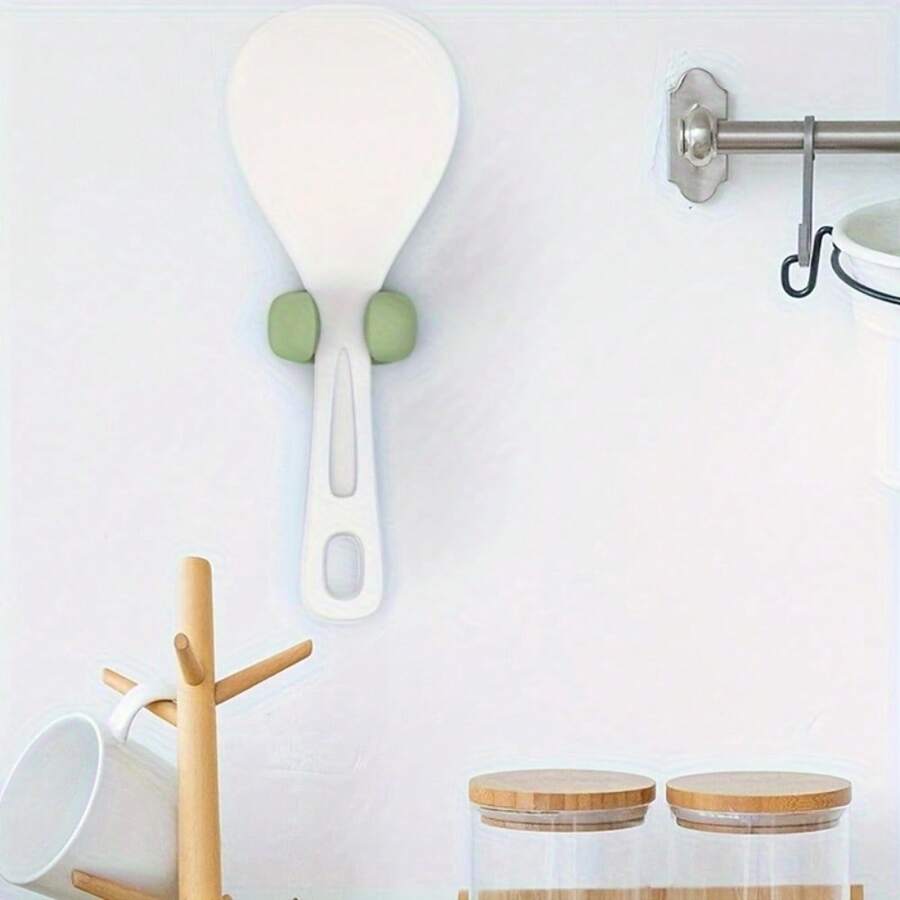 シリコン製ライススプーンホルダー 壁掛け式、キッチン&ダイニング用シームレスアクセサリー SHEIN JAPAN
