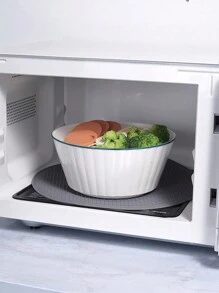 Bộ 3 miếng lót chịu nhiệt, thảm lò vi sóng, thảm trải bàn ăn, đế lót ly chống trượt bằng silicon hình tổ ong - Nhiều màu - Xem 7