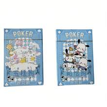 Sanrio SanrioPlaying Cards: Baralho de 54 cartas com padrões ricos e 4 estilos fofos, perfeito para jogos de festa e festivais, adequado para maiores de 14 anos