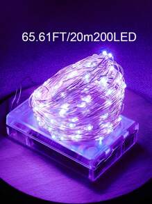 1 Dây đồng bảy màu 1.2.3.5.10.20 mét, Đèn dây đồng tiên chạy bằng pin, 20 mét có chức năng nhấp nháy, Dây đèn trang trí tự làm, Thích hợp cho lễ hội, đám cưới, tiệc tùng, vườn, gia đình, ký túc xá, phòng ngủ và trang trí trung tâm, Rất thích hợp cho bình trang trí tự làm, hoa, quà tặng, Đèn dây đồng tiên nhiều màu - ánh sáng đa sắc - Xem 17