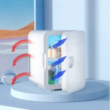 Mini Refrigerator 6L Hot And Cold For Breast Milk Cosmetics And Food For Car And Home 12V -HA1901 - trắng - Xem 5