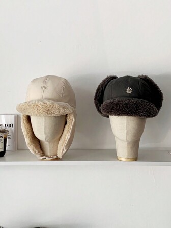 Thermal-Lined And Heavyweight Winter Outdoor Cycling Ushanka Hat, Unisex Warm Ear Protection Ski Aviator Cap